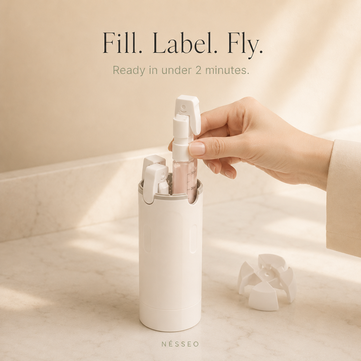 Nésseo 4-in-1 Travel Dispenser